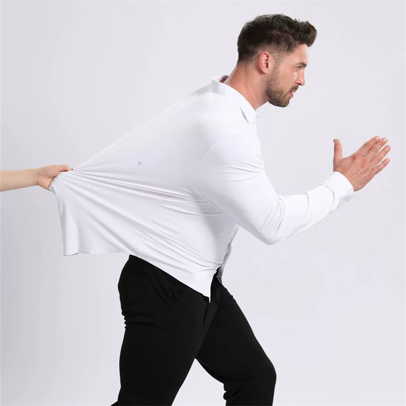 US/EU Size 3XL 105KG high-end  - Dress Shirt Non-Iron ulasan dan harga
