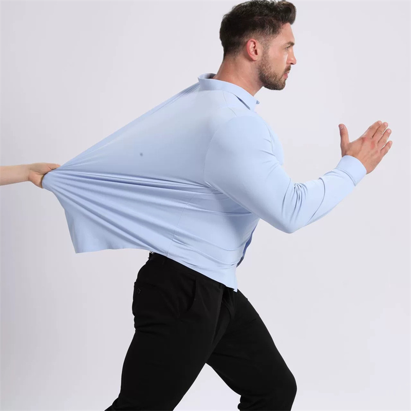 US/EU Size 3XL 105KG high-end  - Dress Shirt Non-Iron ulasan dan harga