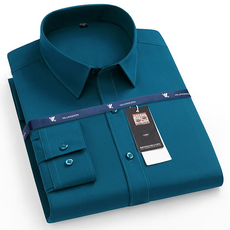 Stretch Long Sleeve Shirt for  - Dress Shirt Non-Iron ulasan dan harga