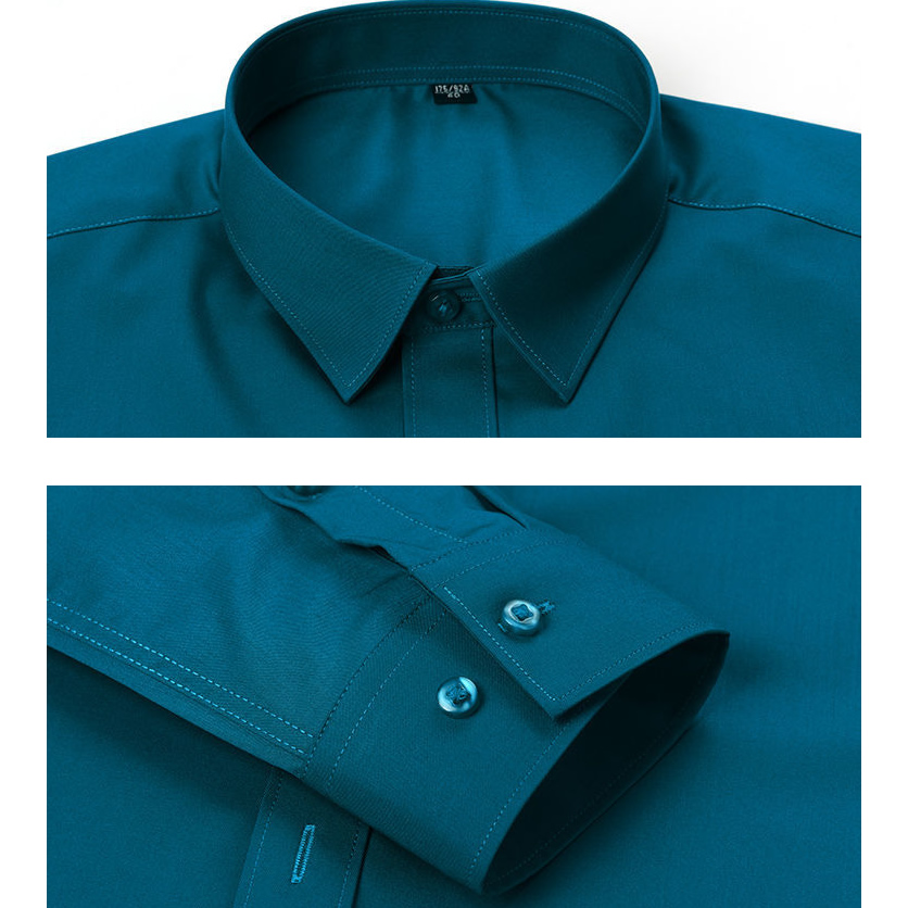 Stretch Long Sleeve Shirt for  - Dress Shirt Non-Iron ulasan dan harga