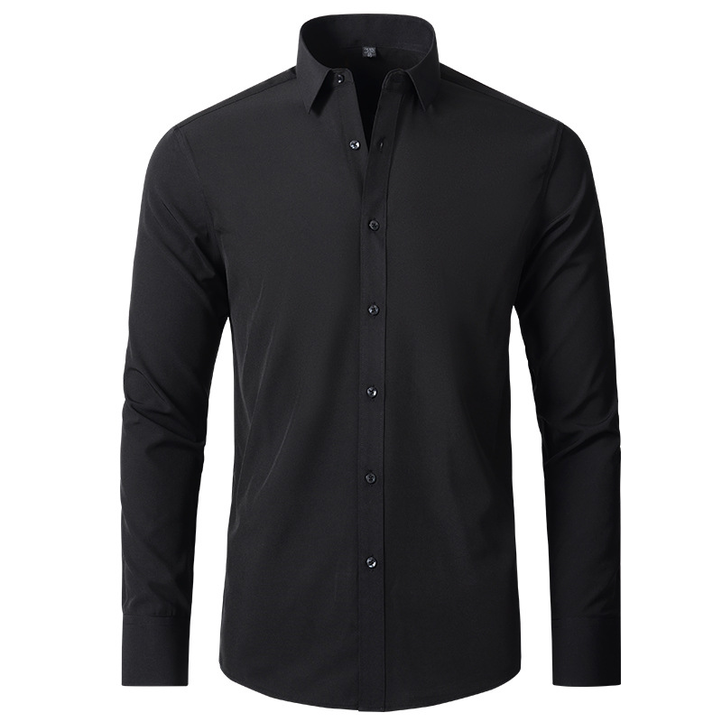 Slight Elasticity Men's Long-s - Dress Shirt Non-Iron ulasan dan harga