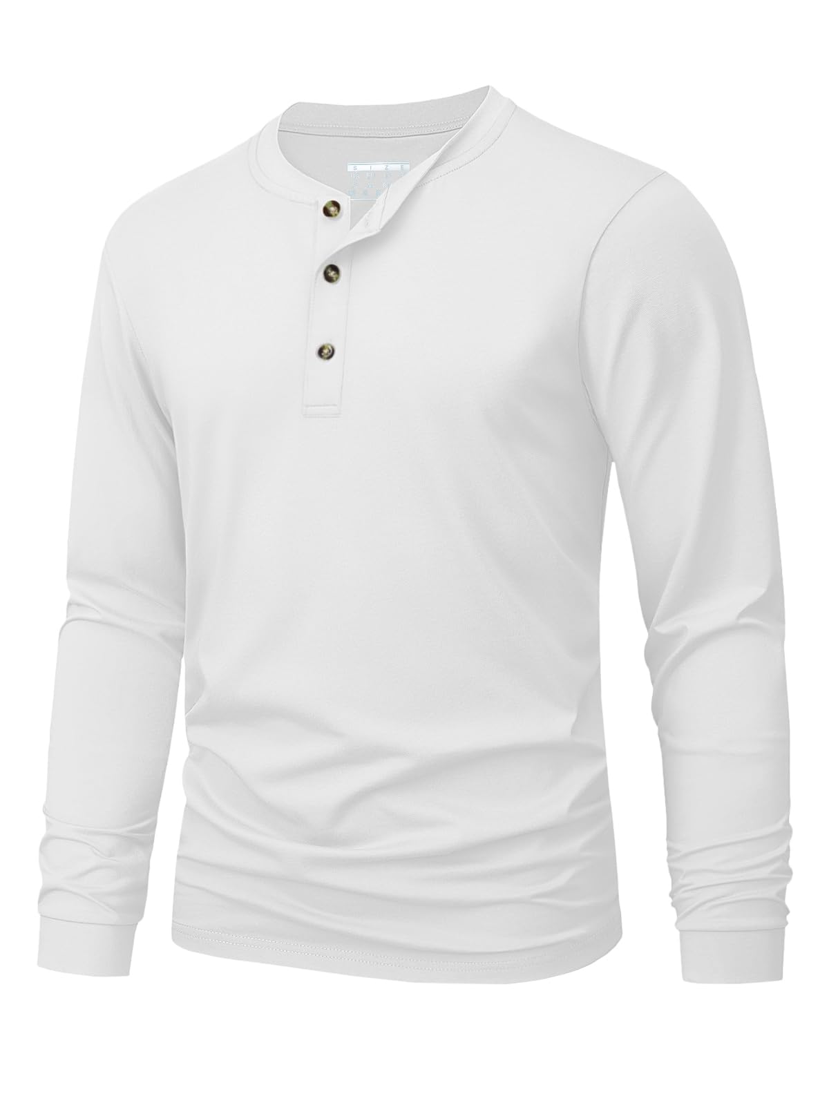 Men's Henley T-Shirt Simple So - Men'S Spring Fashion ulasan dan harga