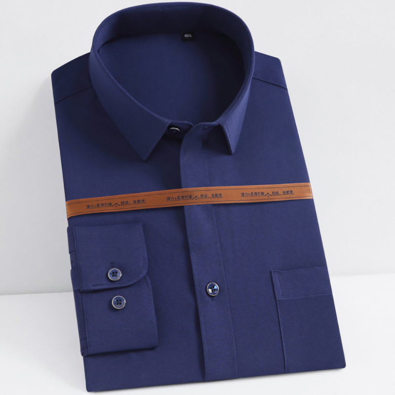 Stretch Anti-Wrinkle Mens Dres - Dress Shirt Non-Iron ulasan dan harga