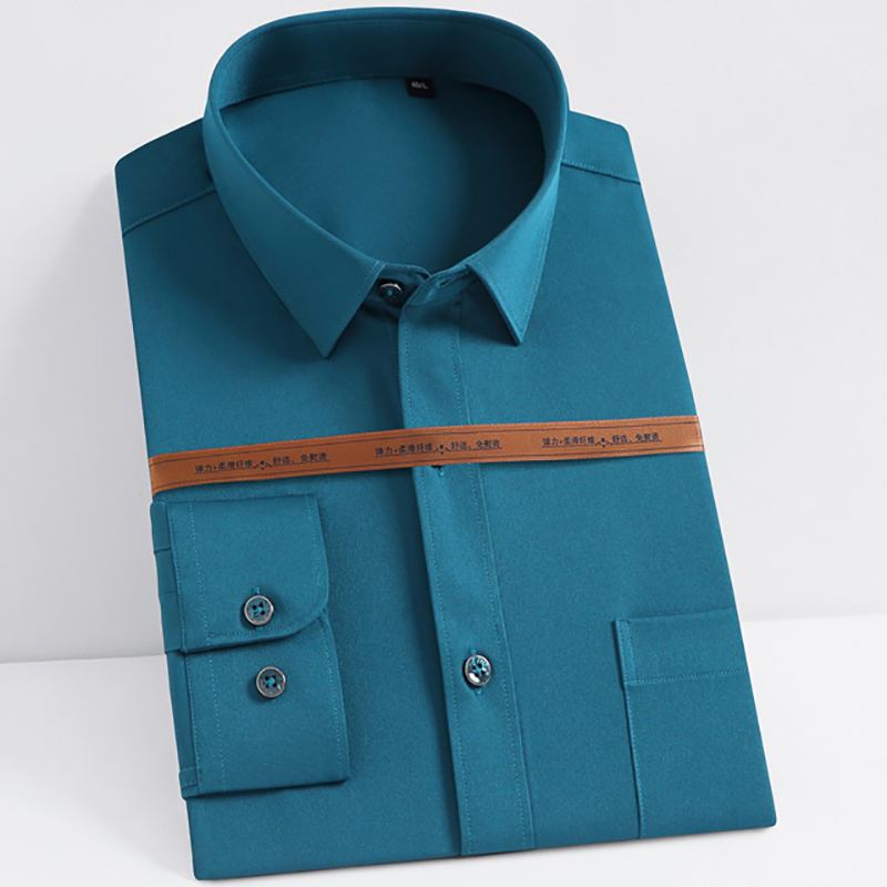 Stretch Anti-Wrinkle Mens Dres - Dress Shirt Non-Iron ulasan dan harga