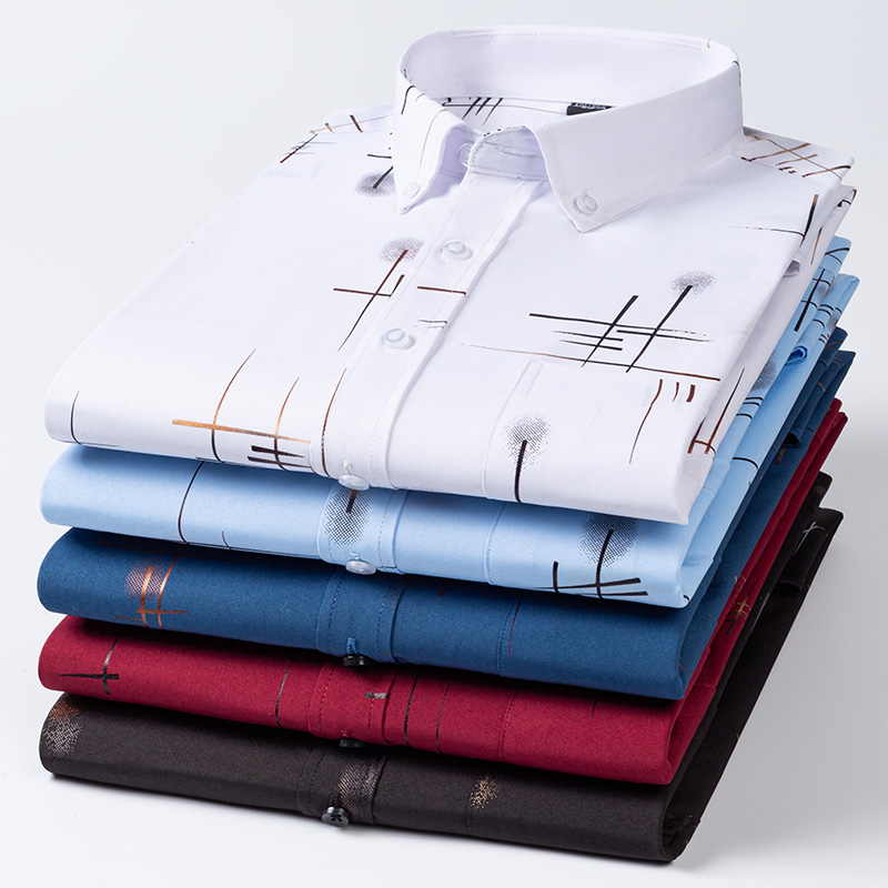 Men's Dress Shirts Spring Autu - Dress Shirt Non-Iron ulasan dan harga