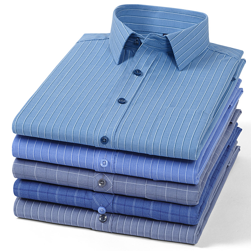 Large Size 7XL-6XL-5XL Men's B - Dress Shirt Non-Iron ulasan dan harga
