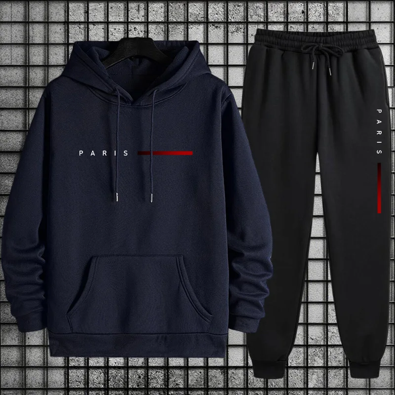 Autumn Winter Casual Hoodie Jo - Men'S Fashion Paris 2025 ulasan dan harga
