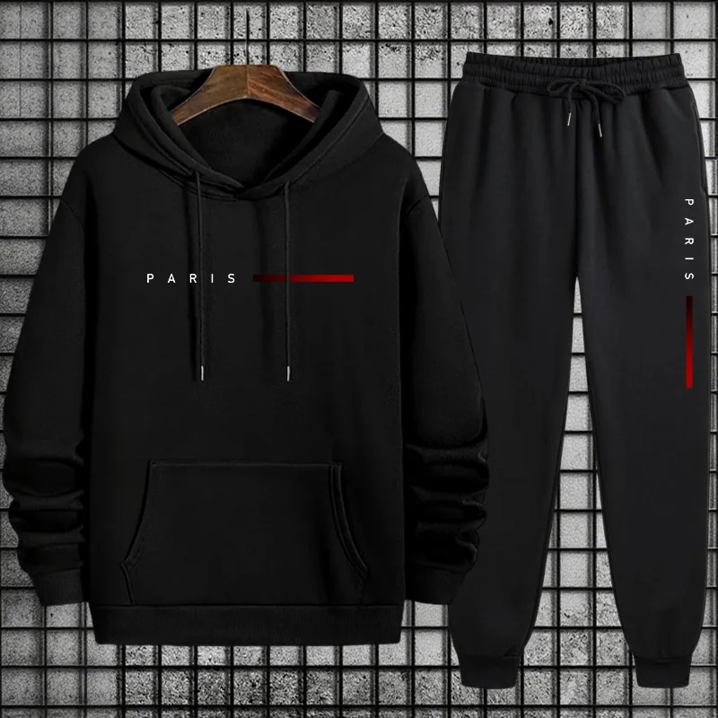 Autumn Winter Casual Hoodie Jo - Men'S Fashion Paris 2025 ulasan dan harga