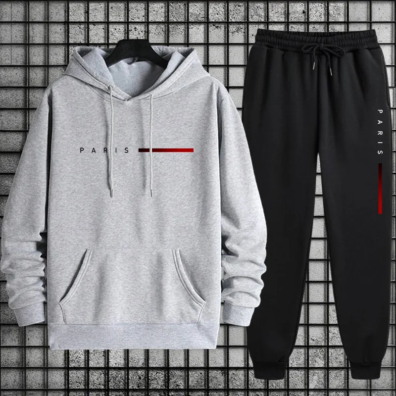 Autumn Winter Casual Hoodie Jo - Men'S Fashion Paris 2025 ulasan dan harga