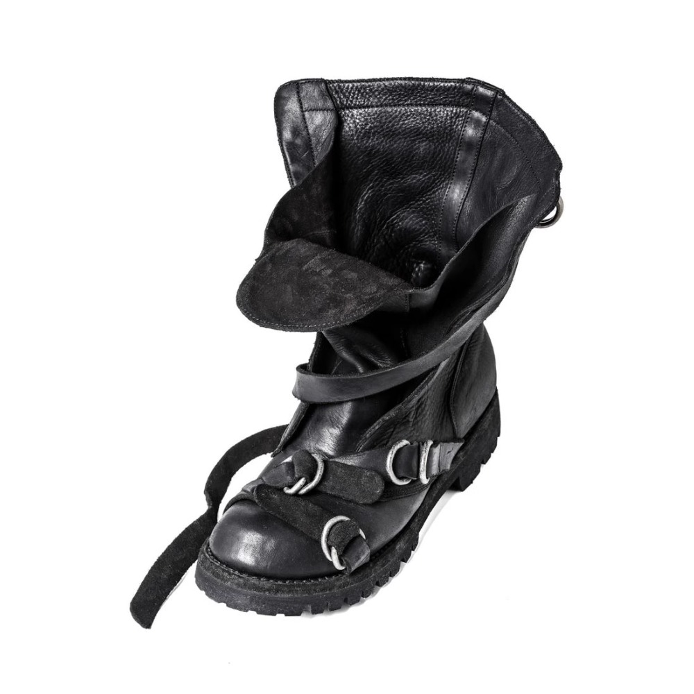 Men's Leather Motorcycle Boots - Men'S Fashion Loafers Shoes ulasan dan harga